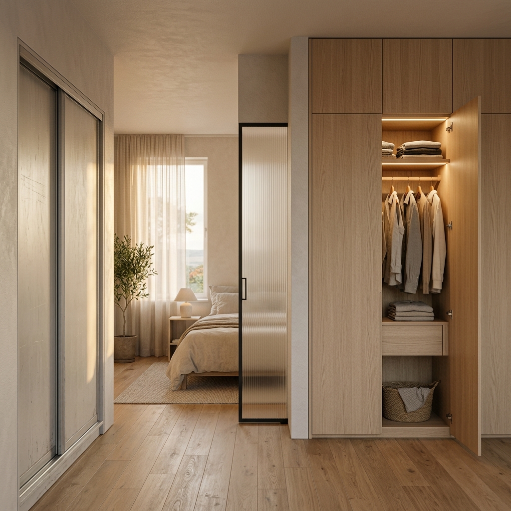 Шкаф-купе умер? Почему в 2026 распашные и скрытые системы выигрывают (и когда купе всё ещё лучший выбор)