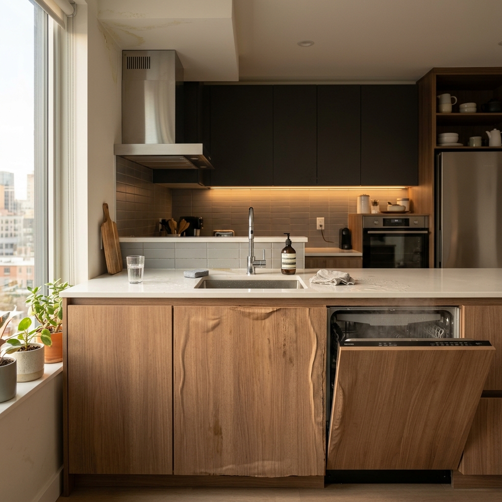 Тихий убийца кухни: неправильная вентиляция и мокрые зоны — кто виноват, если фасады вспучило через год